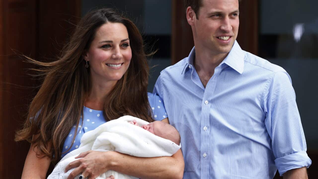 Royal baby gives world the royal wave