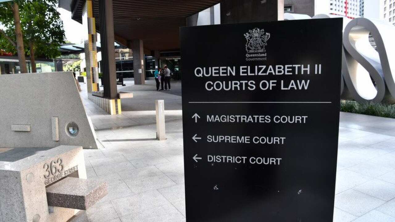 General view of the Queen Elizabeth II Courts of Law precinct in Brisbane.