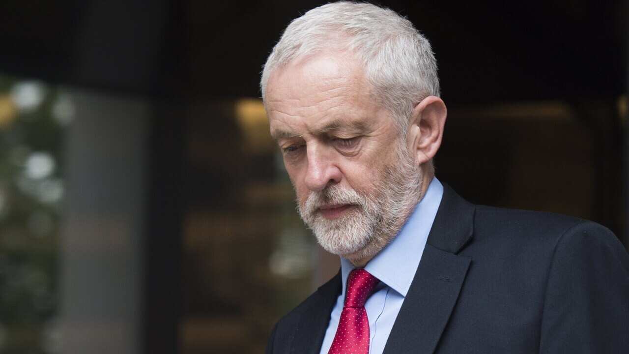 Britain's Labour Party Leader Jeremy Corbyn