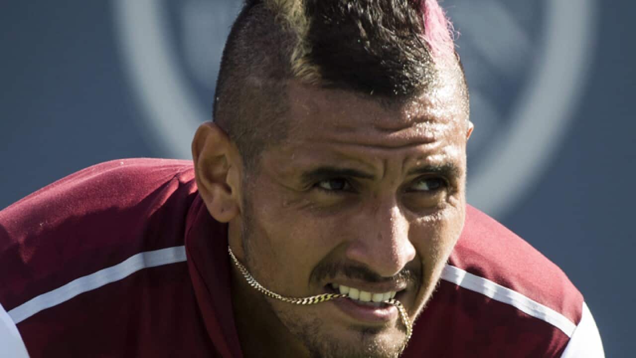 Nick Kyrgios, of Australia