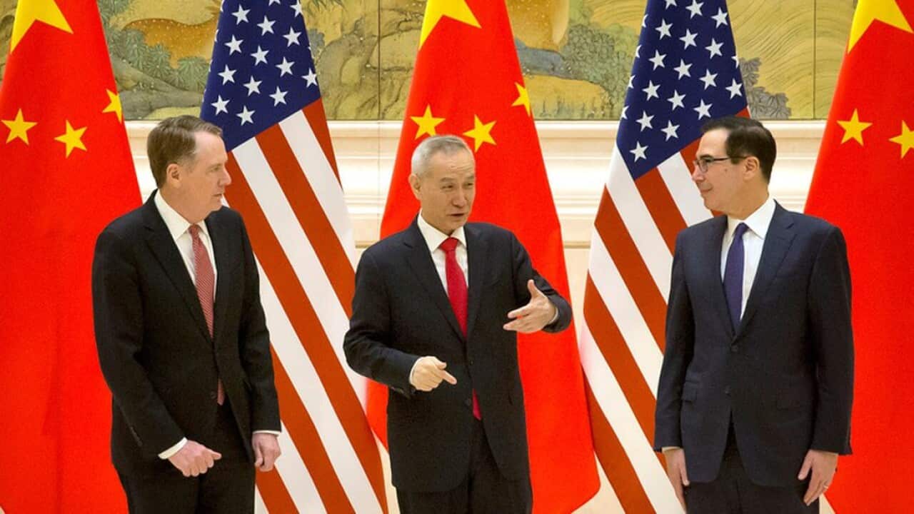 Latest round of US and China trade talk in Beijing