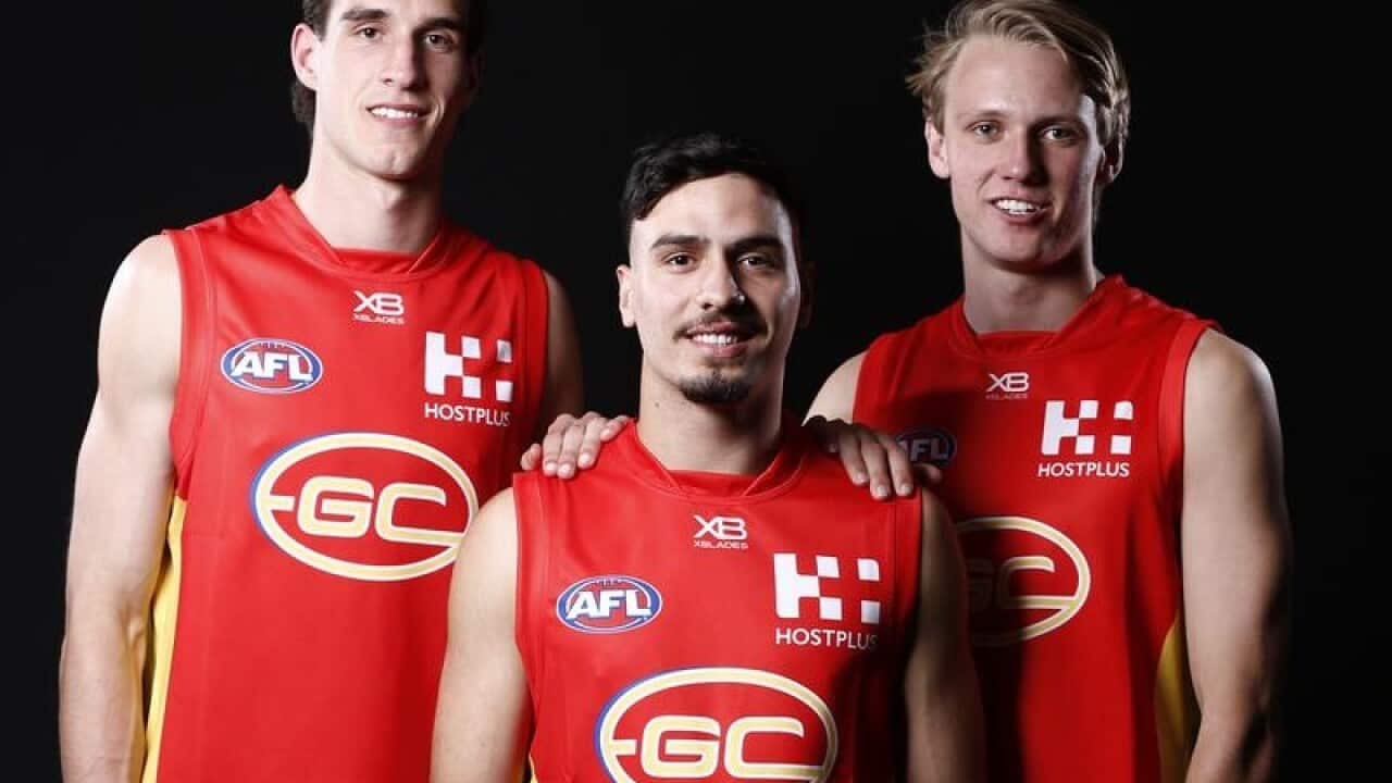 Ben King, Jack Lukosius and Izak Rankine