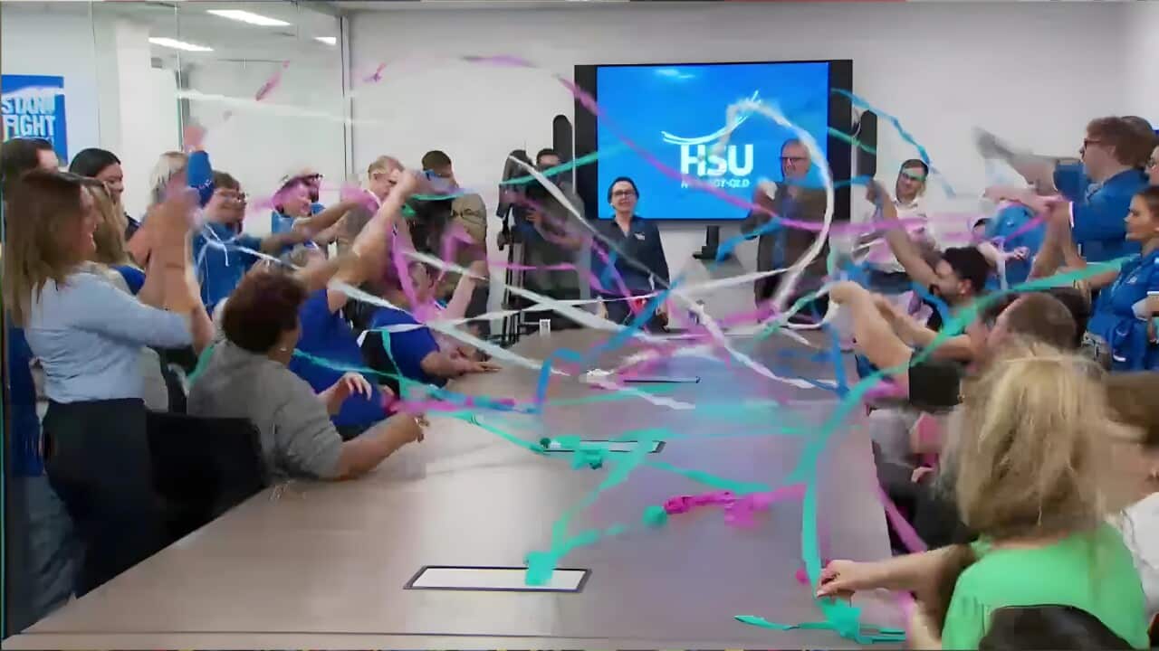 Aged Care workers celebrate after being told their wages will rise (SBS).jpg