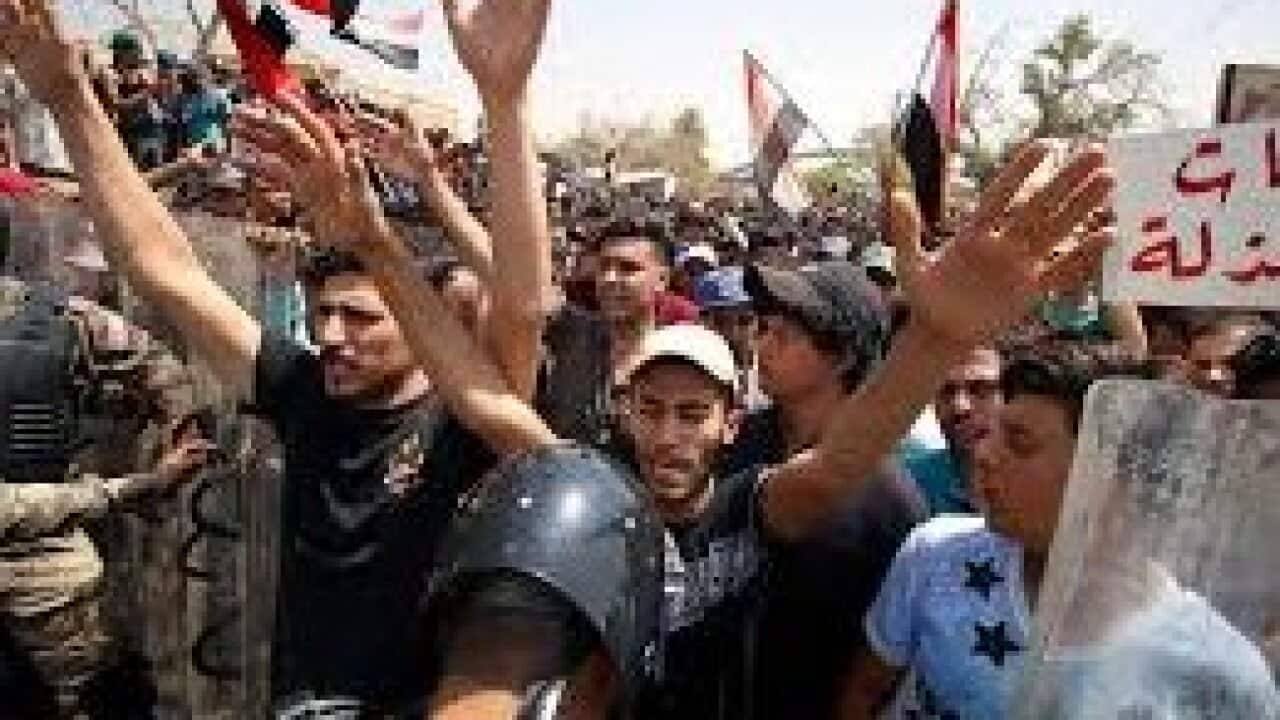 protests in Iraq