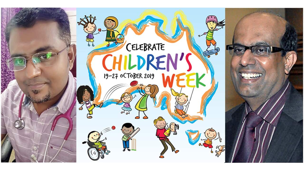 Children's Week 2019. Dr M. S. Safiullah (Left) & Dr Mithiran Coomarasamy (Right)