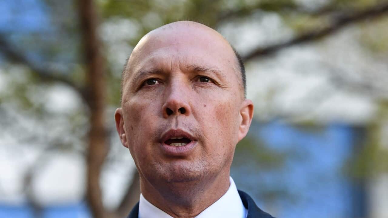 Australian Home Affairs Minister Peter Dutton