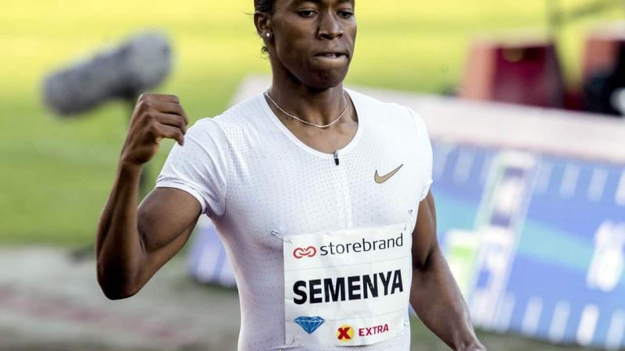 South African athlete Caster Semenya