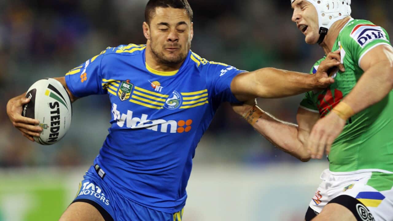Jarryd Hayne of the Eels