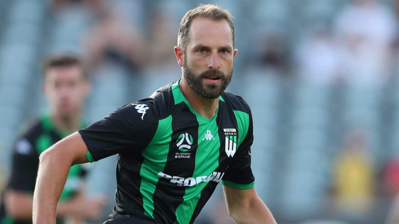 Andrew Durante in action for Western United