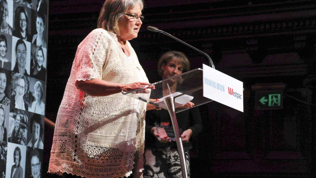 Pat Anderson AO wins the Public Policy category at The Australian Financial Review and Westpac 100 Women of Influence Awards