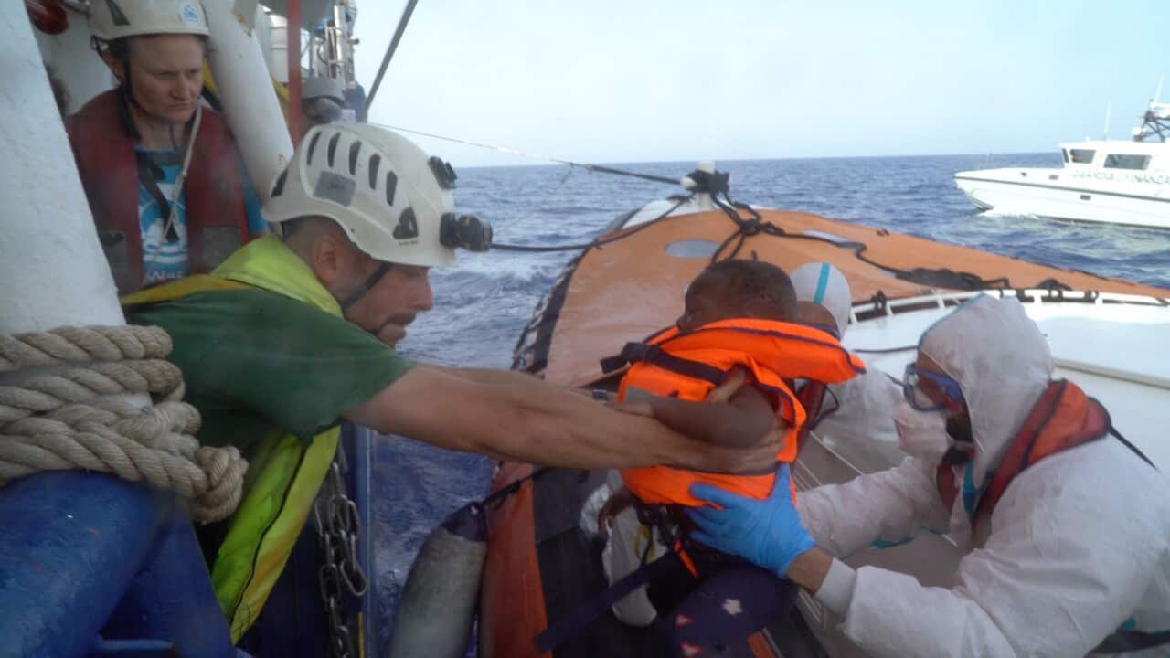 Eleven people on board the Sea-Watch have been allowed to disembark.