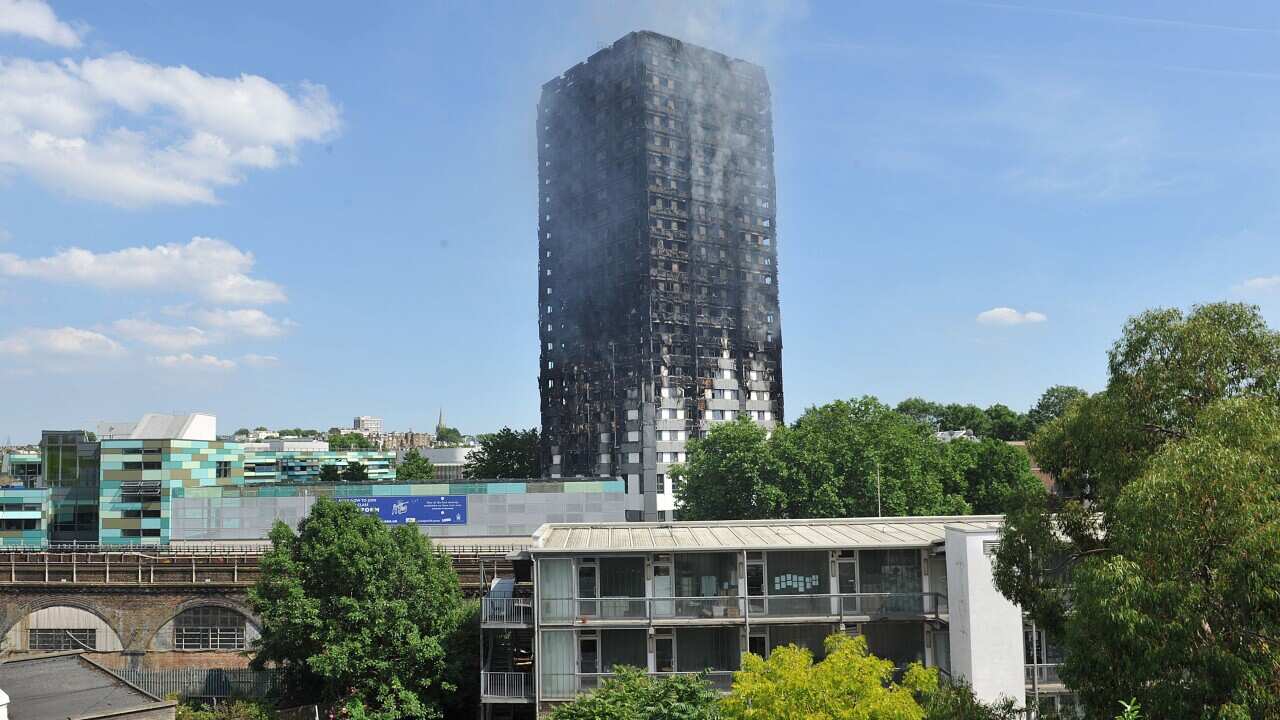 The deadly Grenfell Tower fire in London in 2017.CREDIT: