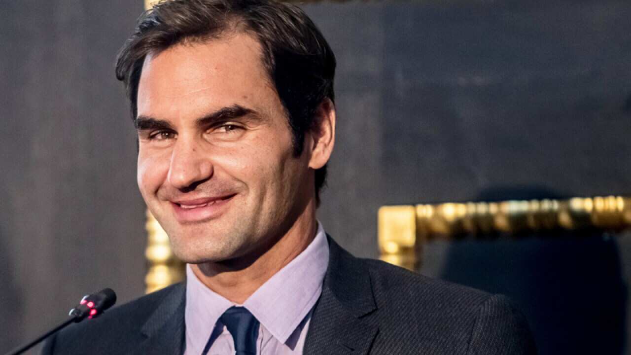 Swiss tennis player Roger Federer