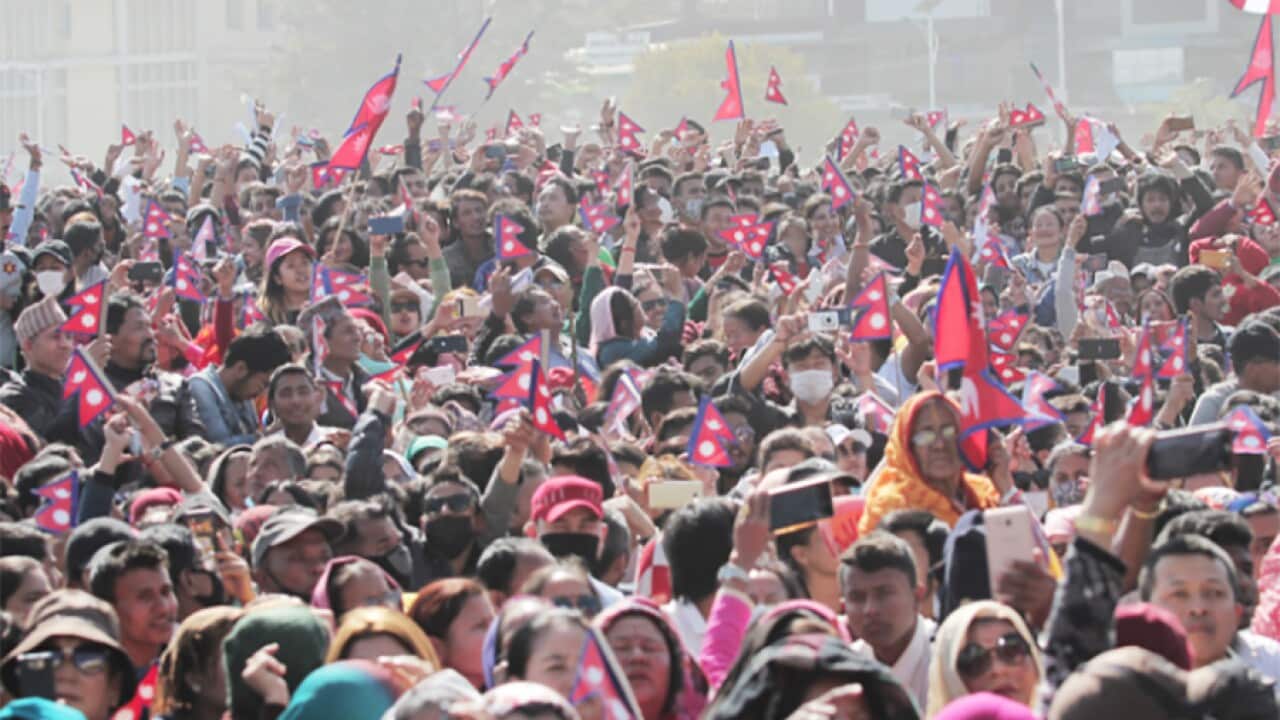 Thousands gathered in Kathmandu's Tundikhel to create world record on March 3, 2018.