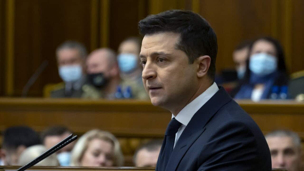 President of Ukraine Volodymyr Zelenskyy.