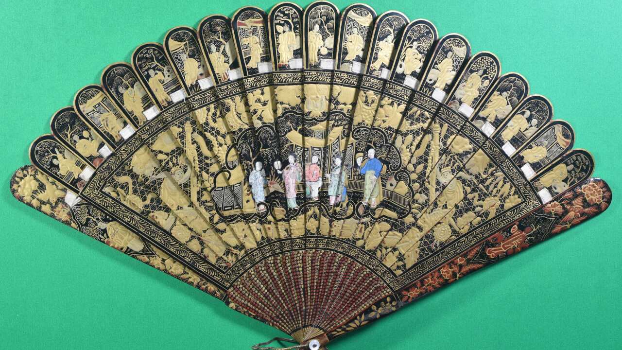 Qing Dynasty craft fan