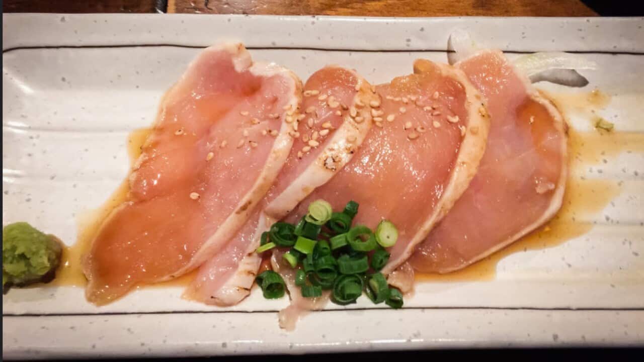 Chicken sashimi