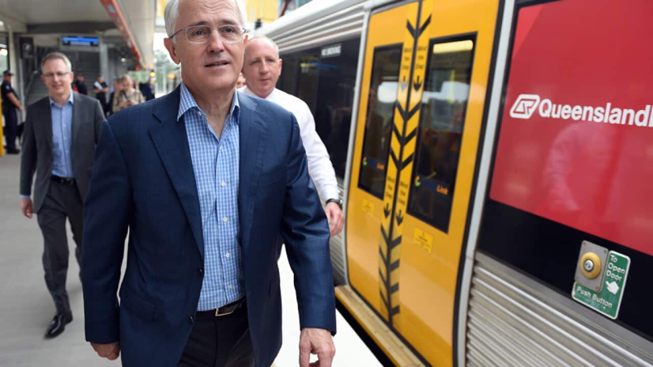 Malcolm Turnbull opens the new Redcliffe Peninsula railway line