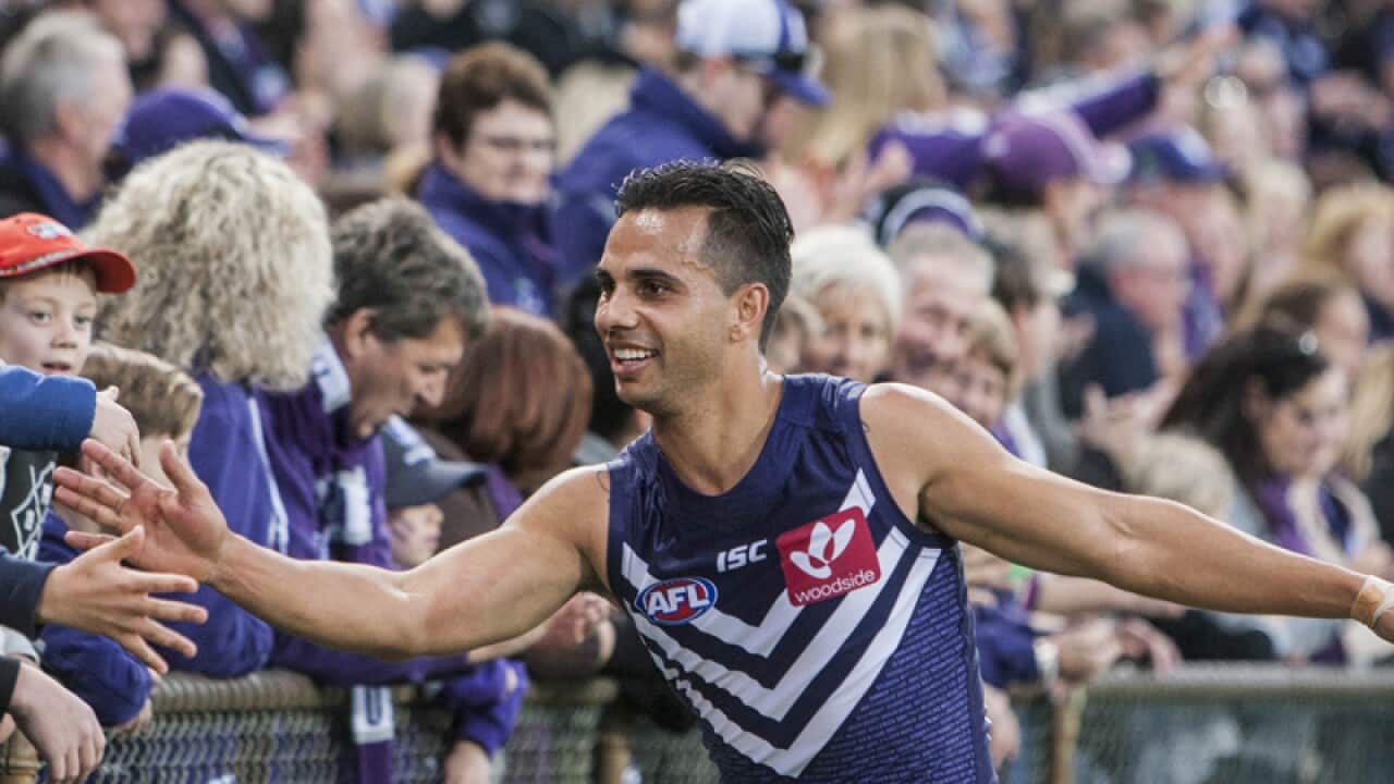 Danyle Pearce of the Fremantle Dockers