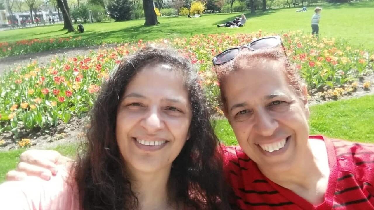Lily Pereg (left) and her sister Pyrhia Sarusi have been found dead in Mendoza.