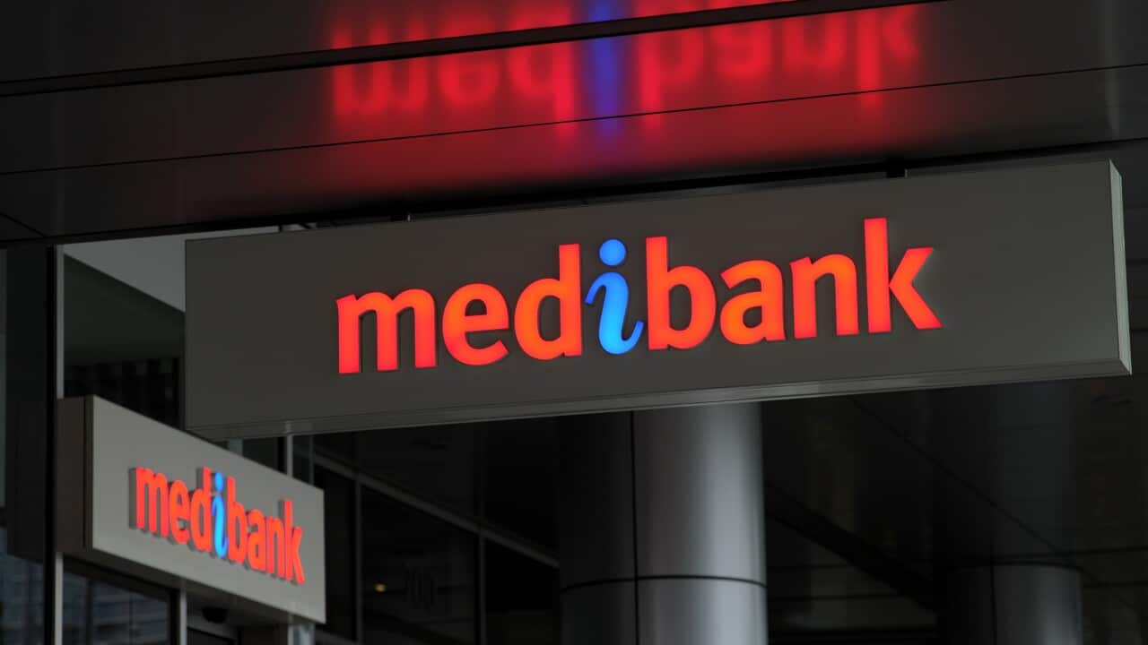 Medibank signage seen from the street