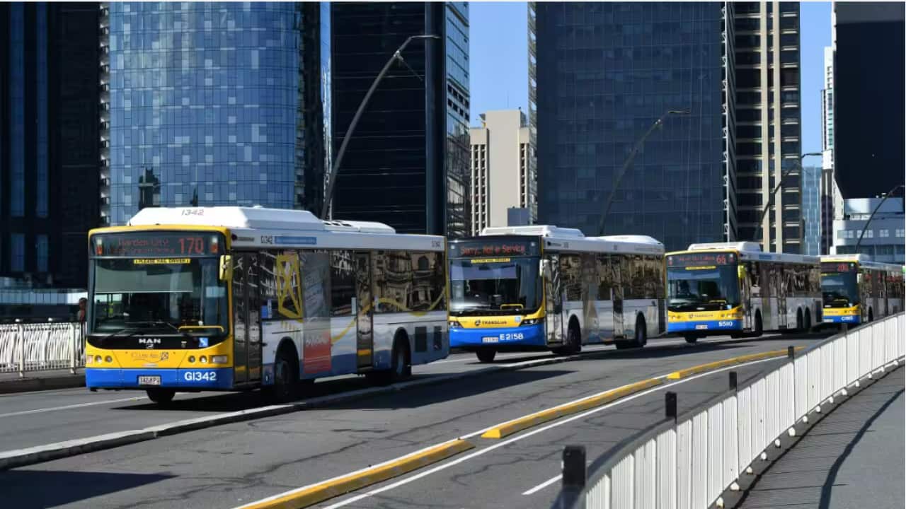 The Queensland Government is reducing public transport fees to 50c for six months. Source AAP Darren England.png