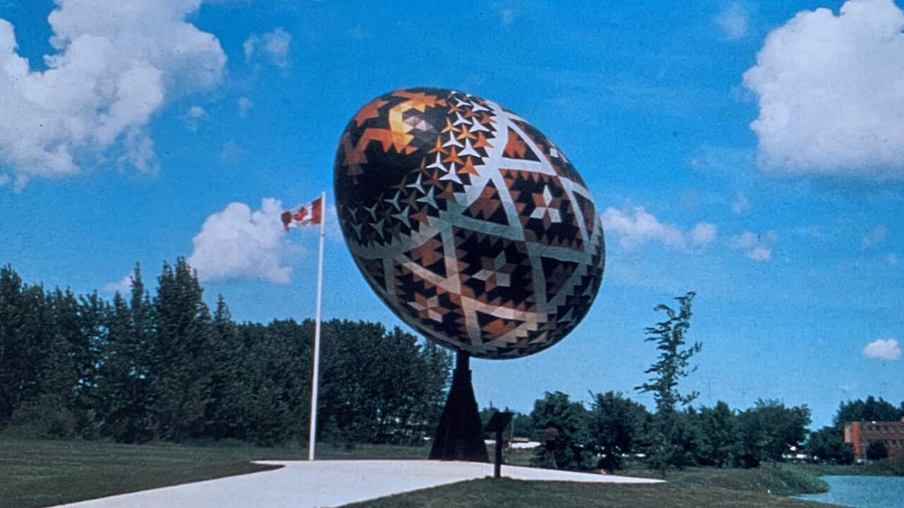 Найбільша писанка у світі - у Веґревілі, Альберта, Канада.