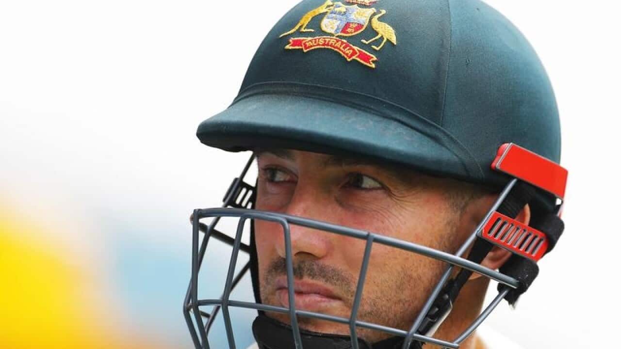 Australia's Shaun Marsh during day three of the Ashes Test match.