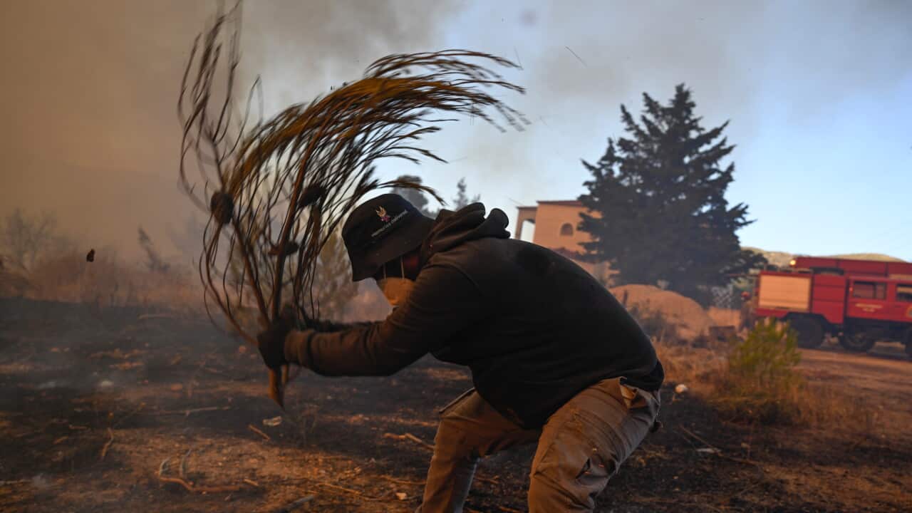 APTOPIX Greece Wildfires