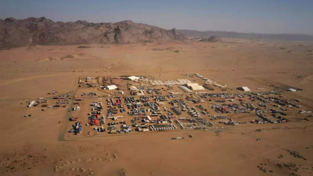Bivouac du Rallye Dakar - Valery Hache AFP.jpg