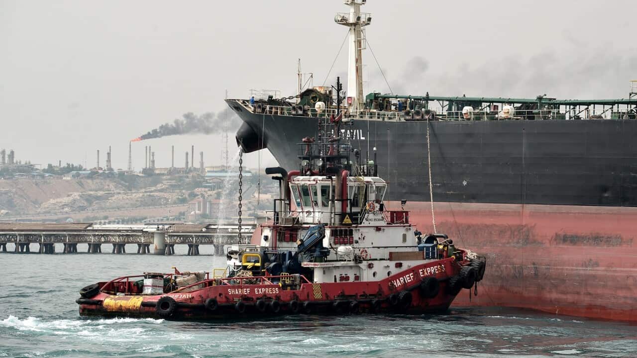 Kharg Island Oil Terminal in Iran