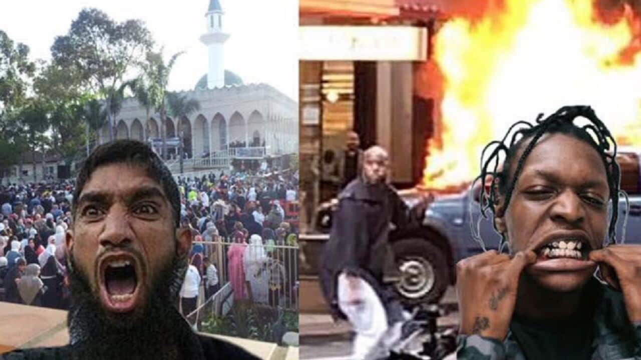 Swift features in the image (right).