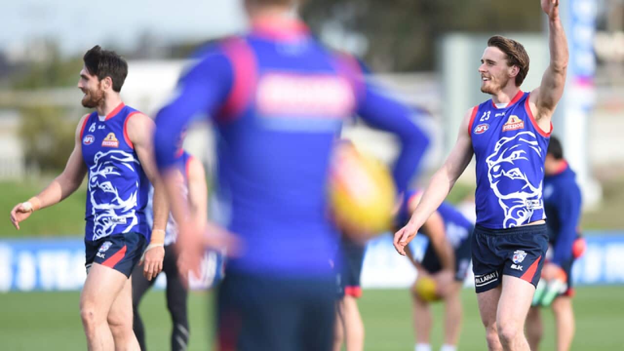 Jordan Roughead of the Western Bulldogs