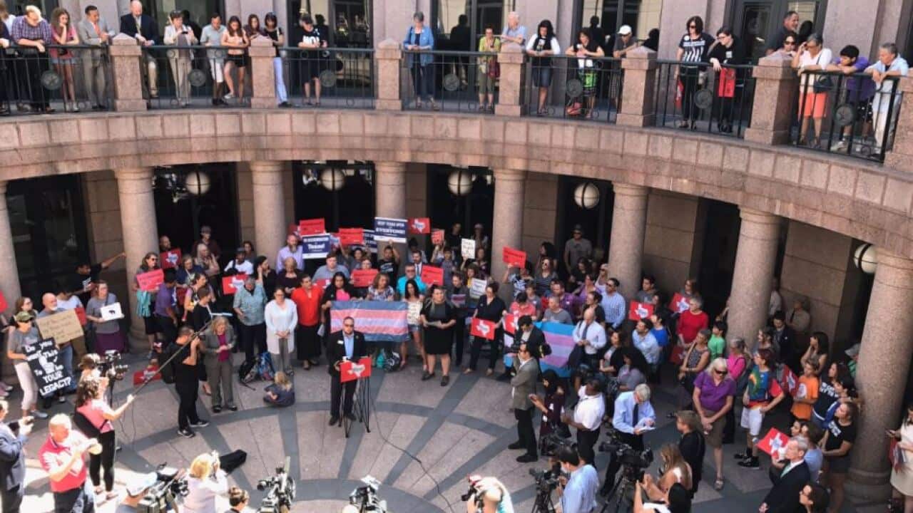 Despite 10 hours of debate, the Texas bathroom bill has been approved by a state Senate committee. 
