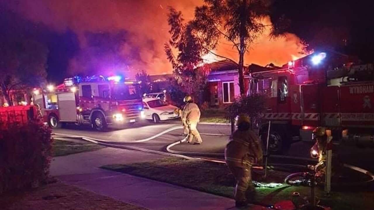Police are unable to say whether the fire is suspicious or not.