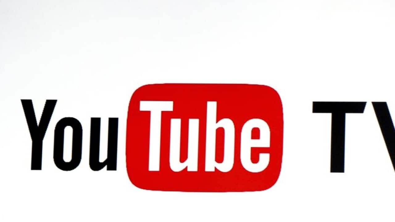 The YouTube logo.