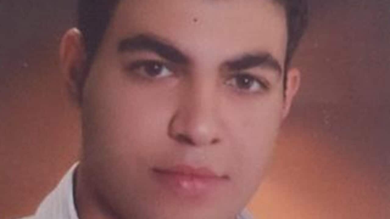 Supplied image obtained Wednesday, Sept 3, 2014 of Iranian asylum seeker Hamid Kehazaei.