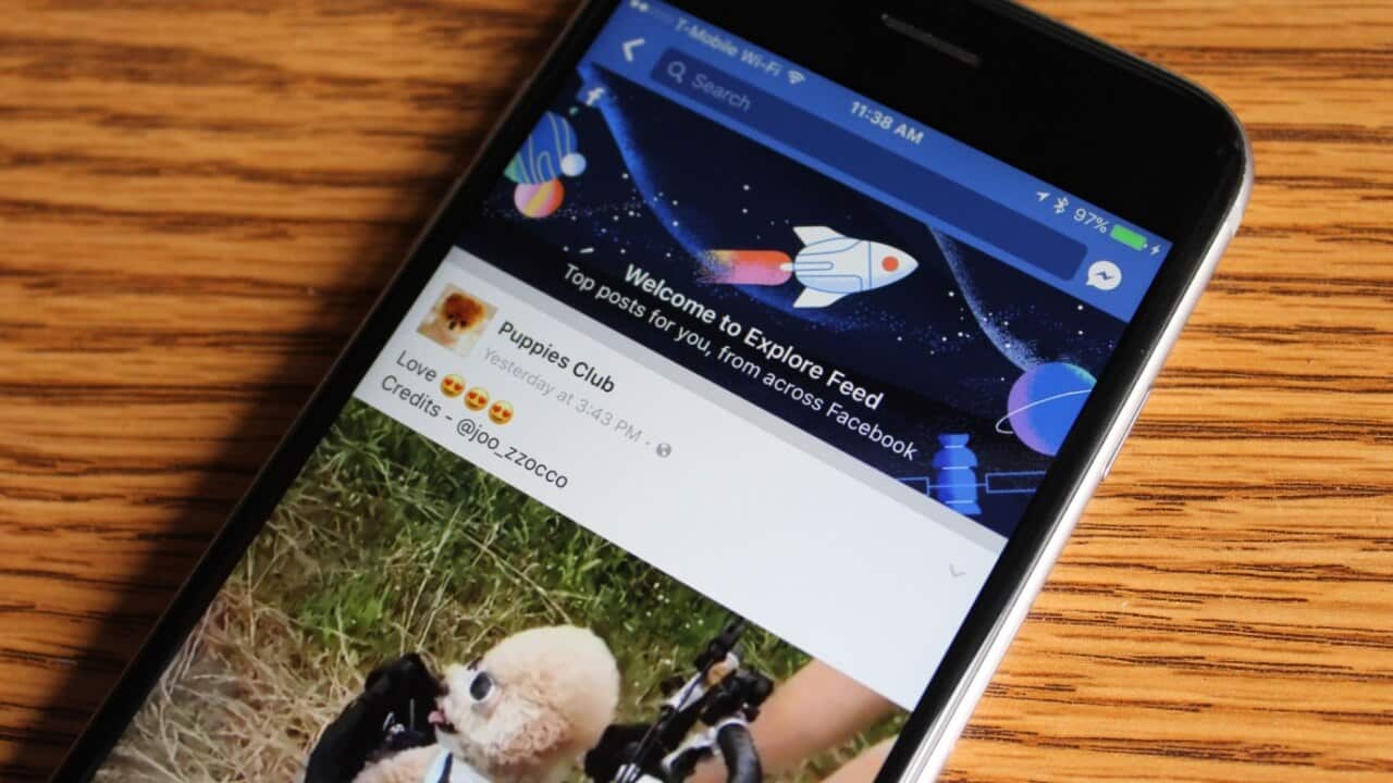 Facebook Explore Feed