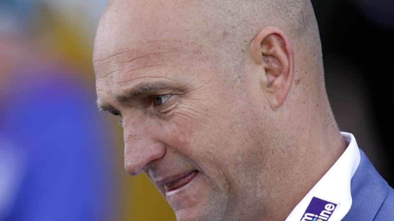 A file image of Knights coach Nathan Brown.