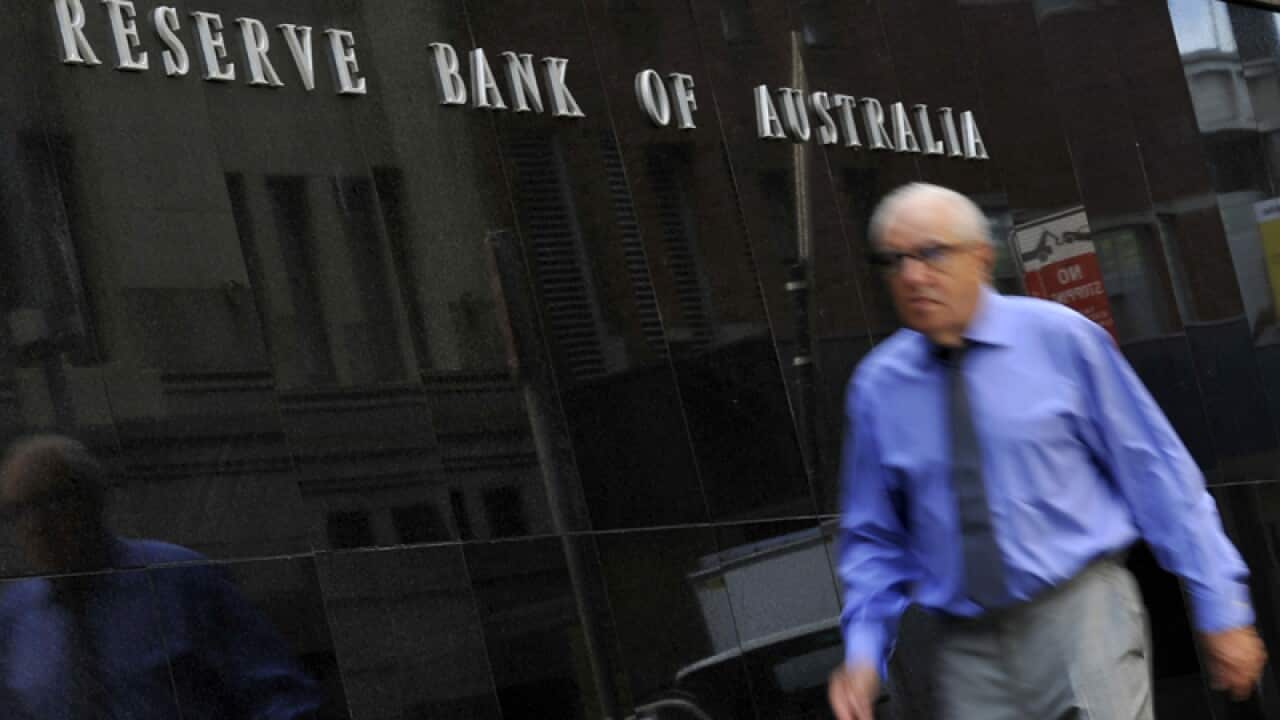Reserve Bank of Australia signage in Sydney