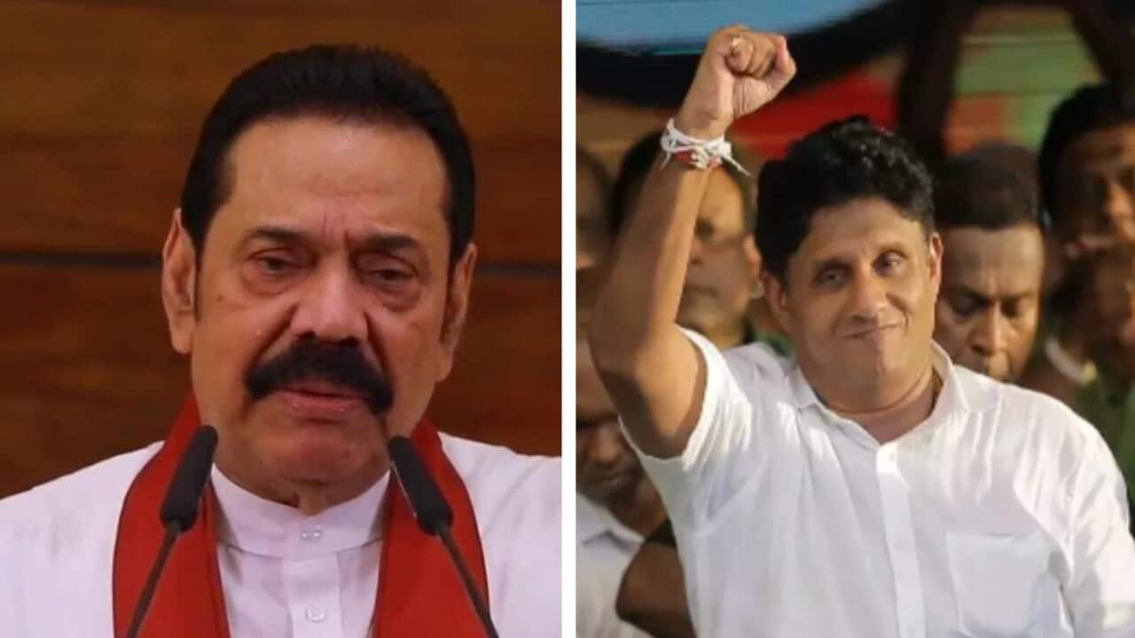 Mahinda Rajapaksha_ Sajith Premadasa_ Sri Lankan polititians