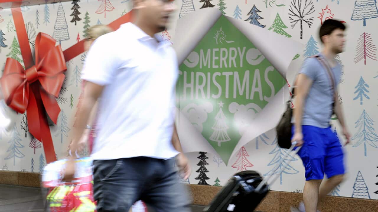 Shoppers pictured in the Central Business District