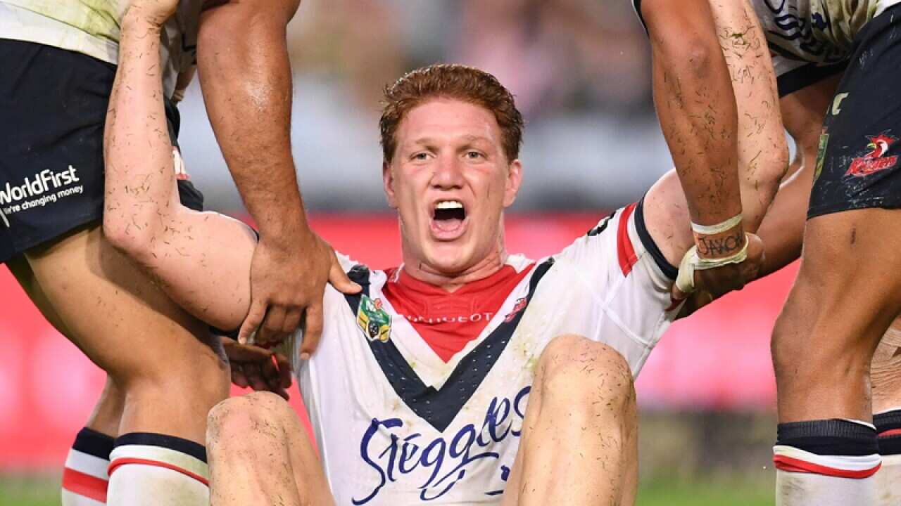 Dylan Napa of the Roosters