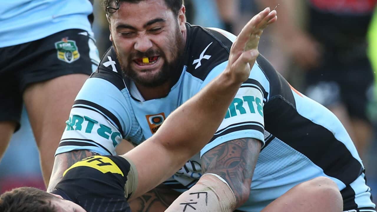 Cronulla forward Andrew Fifita