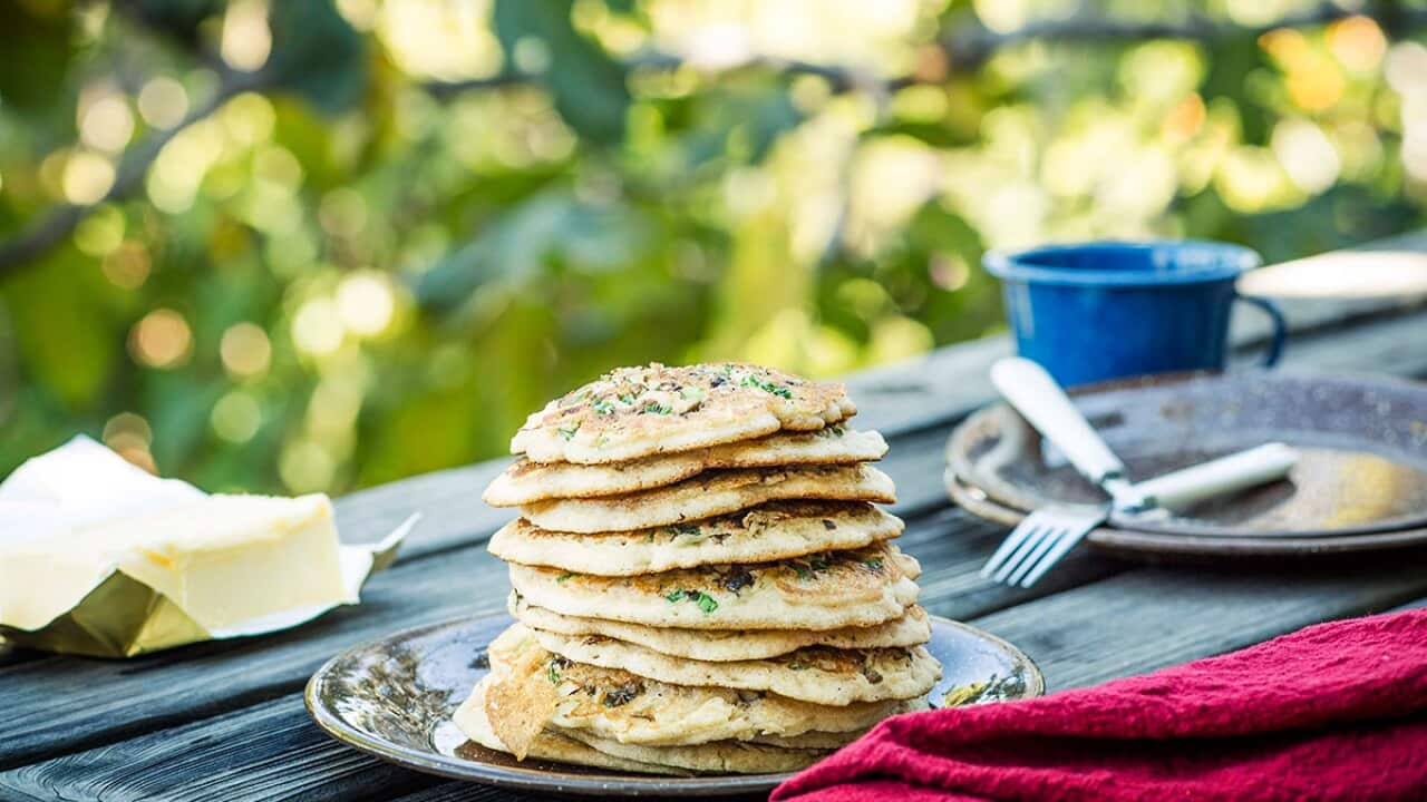 Savoury pancakes