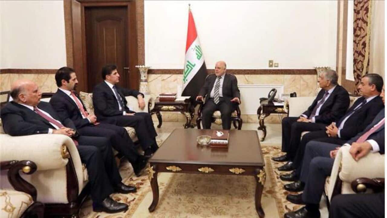Kurdish PM meets with Iraqi PM in Baghdad