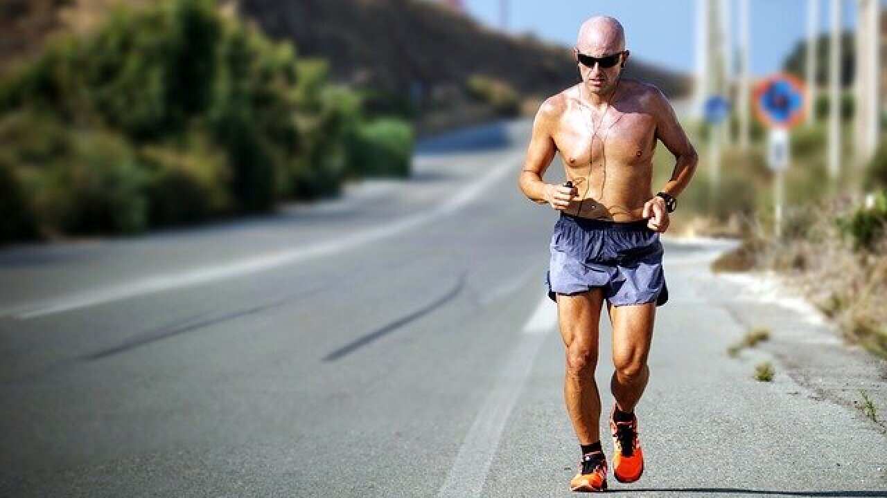 Person doing Exercises