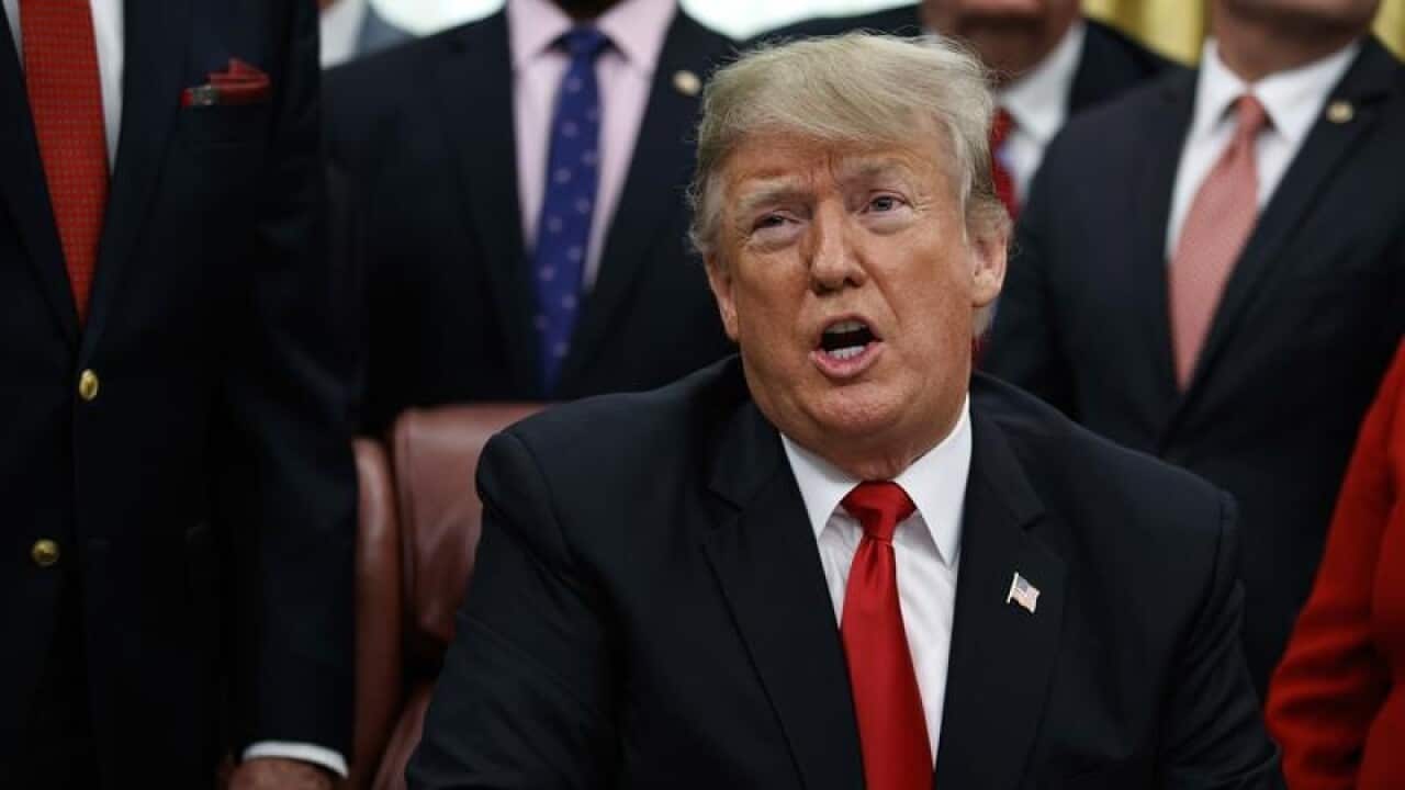 A file image of Donald Trump