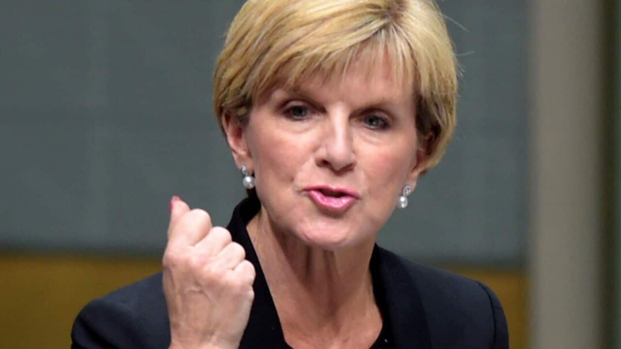 Foreign Minister Julie Bishop