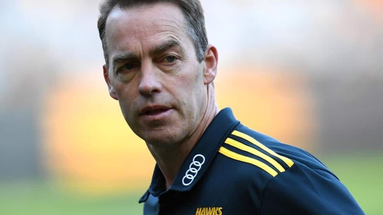 Coach of the Hawks Alastair Clarkson